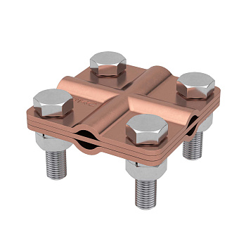 DKC Соединитель пруток-пруток, D10 мм, медь