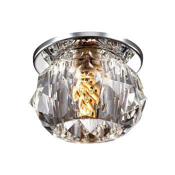 Novotech 369725 NT12 203 хром Встраиваемый светильник IP20 G9 40W 220V ARCTICA