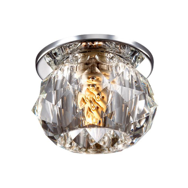 Novotech 369725 NT12 203 хром Встраиваемый светильник IP20 G9 40W 220V ARCTICA