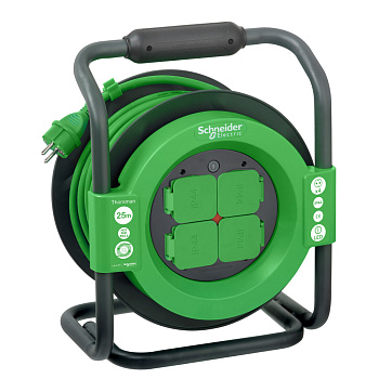 SE Удлинитель катушечный Thorsman 4 роз 25м 3х2.5 IP44 IMT33148