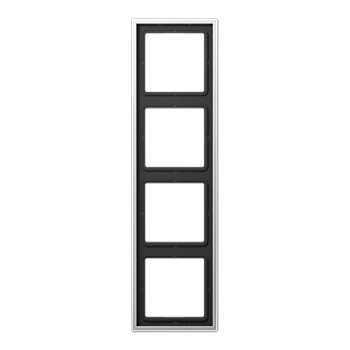 JUNG LS 990 Алюминий Рамка 4-ая AL2984