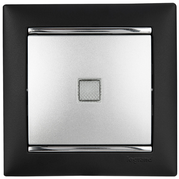 Купить Legrand Valena Ноктюрн/Серебро Рамка 1-ая 770391