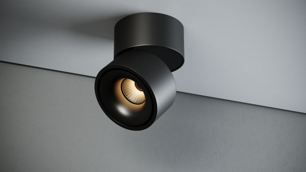 Quest Light Светильник накладной, поворотный, черный, LED 8w 3000K 560lm, IP20 LINK mini black