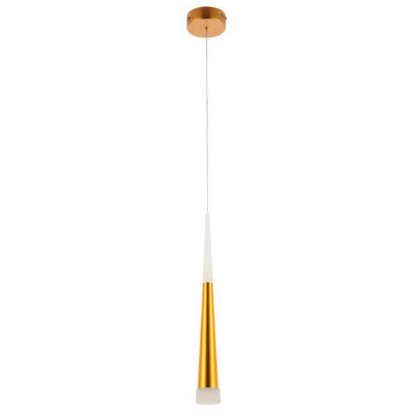 Evoluce SLE200103-01 Светильник подвесной Белый/Золотой, Белый LED 1*7W Evoluce SLE200103-01 Светильник подвесной Белый/Золотой, Белый LED 1*7W