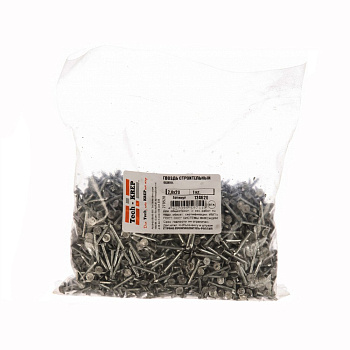 Tech-Krep Гвоздь строительный оцинк. 2,0х20 (1 кг) - пакет 124620