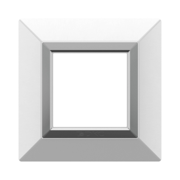 Купить DKC Рамка из металла, "Avanti", белая, 1 пост (2 мод.)