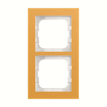 ABB Axcent Стекло Солнечный свет Рамка 2-постовая 2CKA001754A4761