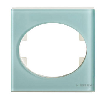 ABB NIE Tacto Стекло Лазурь Рамка 1-ая 5571 CG
