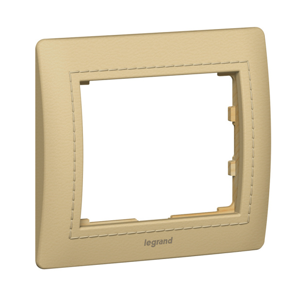 Legrand Galea Life Светлая Кожа/Havana Рамка 1-я 771990