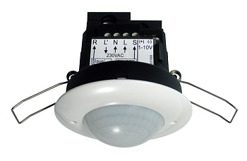 BEG Белый Датчик присутствия потолочный 360°, с фукц. диммирования 1-10V IP20 92167