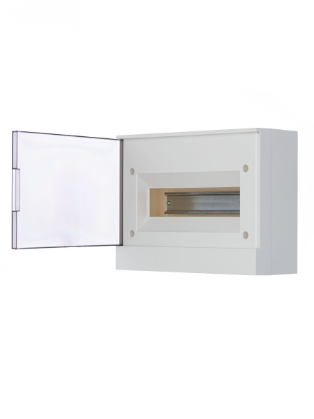 Купить ABB Basic E Бокс настенный 12М серая прозрачная дверь (с клеммами) 1SZR004002A2204