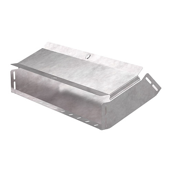 Промрукав Угол вертикальный внутренний 45 градусов с крышкой Стандарт 600х100 PR16.0600