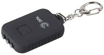 ЭРА B27 Фонарь LED брелок, солн. батарея, пластик