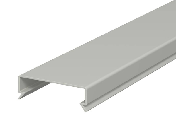 OBO Bettermann Крышка кабель-канала LK4 80 мм, ПВХ, серый 6178488