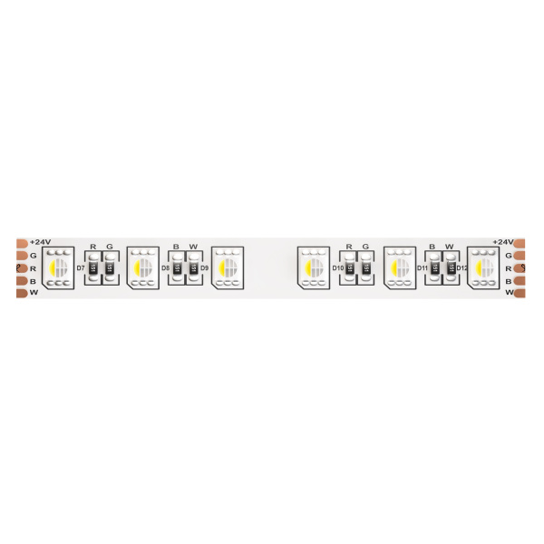 Maytoni Led strip Белый Светодиодная лента 24В 5050 19,2Вт/м RGBW 4000K IP20 10180