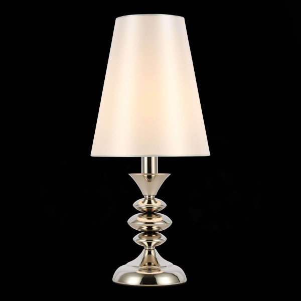 Купить Evoluce SL1137.104.01 Настольная лампа Никель/Белый E14 1*40W