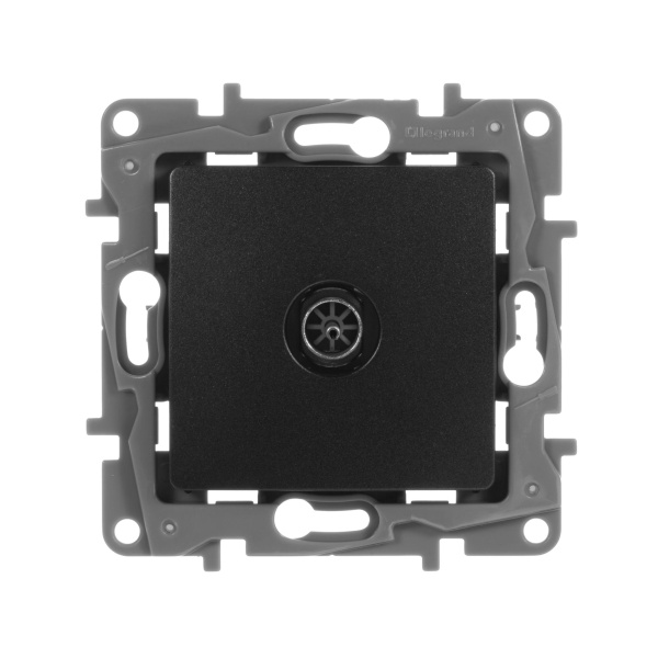 Купить Legrand Etika Антрацит Розетка TV Звезда 672651