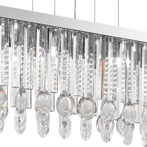 Купить Eglo Люстра CALAONDA, 11х33W(G9), 960х230, H1100, хром/хрусталь 93423