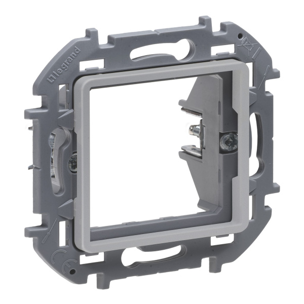 Купить Legrand INSPIRIA Алюминий Адаптер для механизма Mosaic 673902