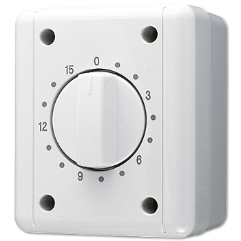 JUNG Выключатель для накладного монтажа с часовым механизмом 8015W