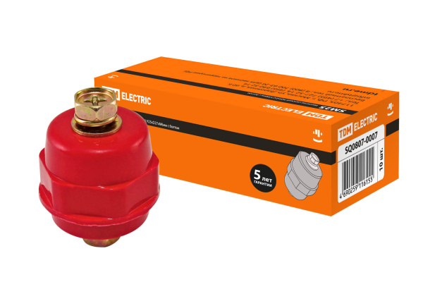 TDM Изолятор SM25 силовой Н25хD27хМ6мм с болтом SQ0807-0007