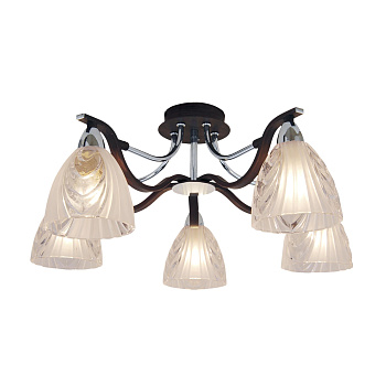 Citilux CL144151 Симона Венге+Хром Свет-к Люстра