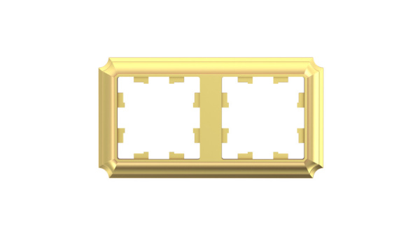 Systeme Electric AtlasDesign Antique Золото Рамка 2-ая, универсальная