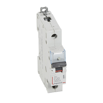 Legrand DX3 Автоматический выключатель 1P 20A (C) 6000/10kA 407671