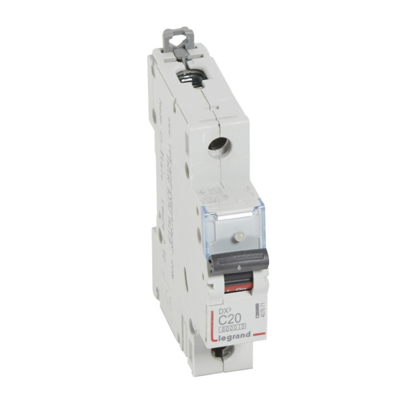 Legrand DX3 Автоматический выключатель 1P 20A (C) 6000/10kA 407671