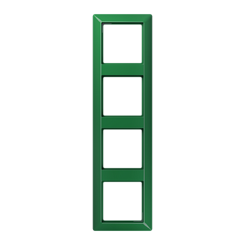 JUNG AS 500 Зеленая Рамка 4-ая ударопрочная AS584BFGN