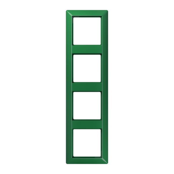 JUNG AS 500 Зеленая Рамка 4-ая ударопрочная AS584BFGN