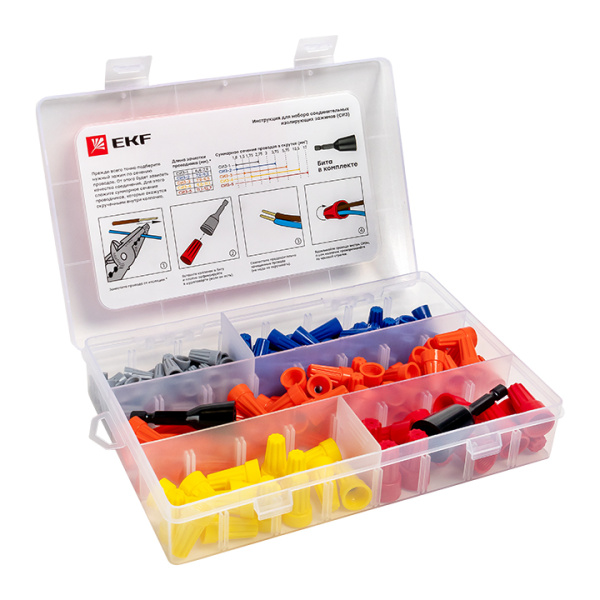 Купить EKF PROxima Набор СИЗ ( СИЗ-1 40шт, СИЗ-2 40шт, СИЗ-3 50 шт, СИЗ-4 15шт, СИЗ-5 10шт, Бита-2шт)