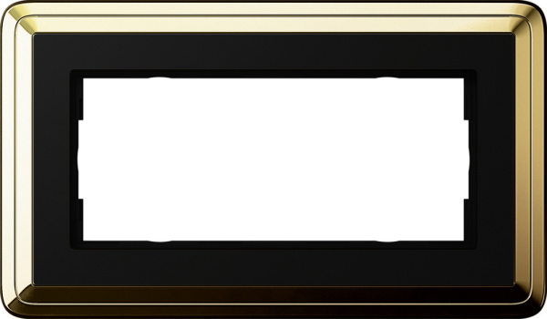 Gira ClassiX Латунь/Черный Рамка 2-ая без перегородки 1002632