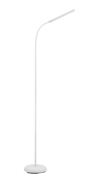 Eglo Светодиодный торшер LAROA с сенсор. диммир., 4,5W(LED), H1300, L535, пластик, белый 96436 Eglo Светодиодный торшер LAROA с сенсор. диммир., 4,5W(LED), H1300, L535, пластик, белый 96436