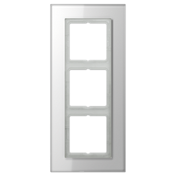 JUNG LS plus Стекло белое Рамка 3-ая LSP983GLWW