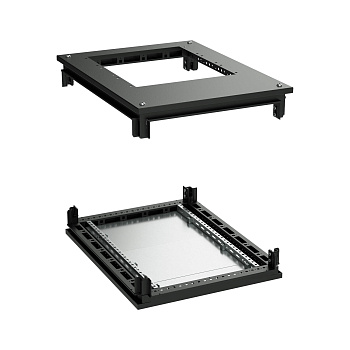 DKC Крыша с фланцем и основание для 19" IT-CQE 600x1200, RAL9005