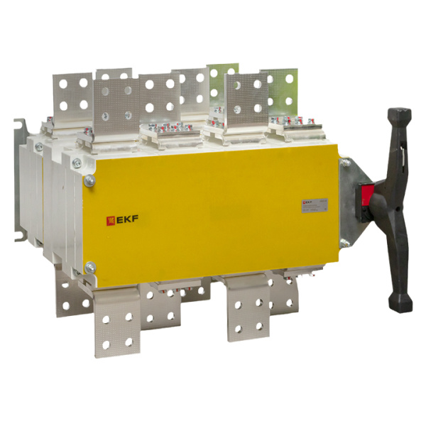 EKF Рубильник-переключатель 2500A 4P c рукояткой управления для прямой установки PowerSwitch