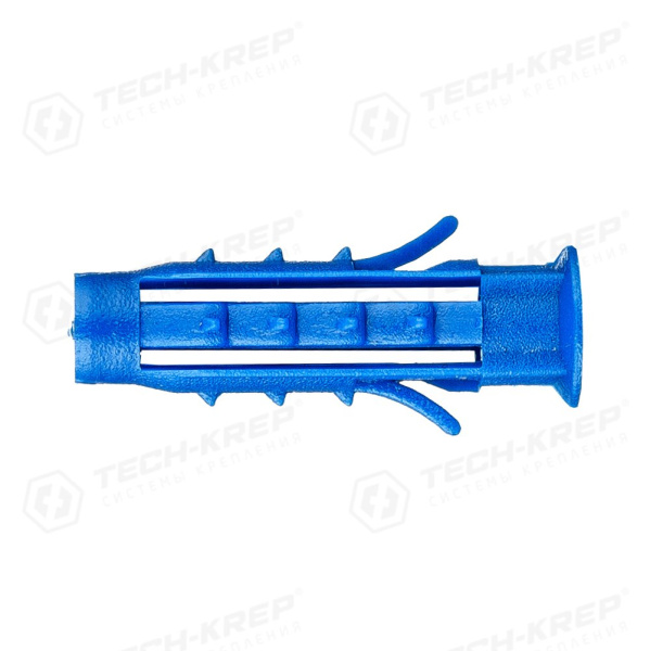Tech-Krep Дюбель распорный Чапай 6х25 шипы+усы (полипропилен) (60 шт) - пакет 112961