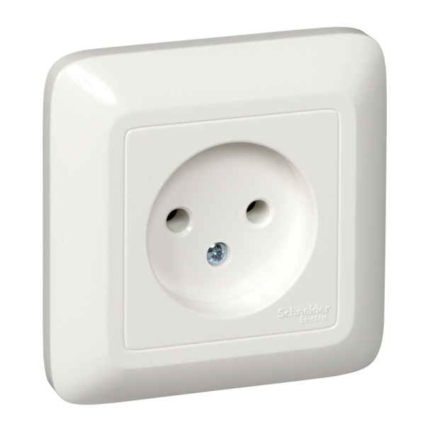 Купить SE Wessen Прима внутр Бел Розетка 1-ая б/з без шторок 10А (в сборе) (индивид.упак.) RS10-184-BI