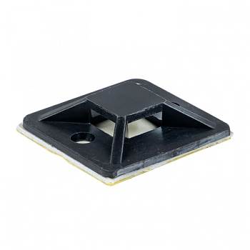 EKF PROxima Площадка самоклеящаяся (40х40мм.) черная (100шт.)