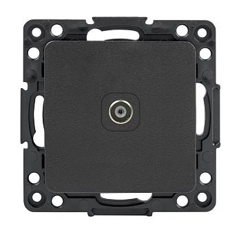 EKF PROxima Стокгольм Механизм Розетки TV 1-местной оконечной 10дБ-240МГц черный