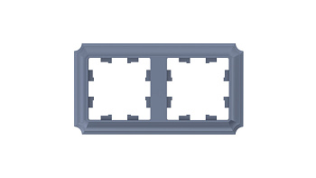 Systeme Electric AtlasDesign Antique Грифель Рамка 2-ая, универсальная