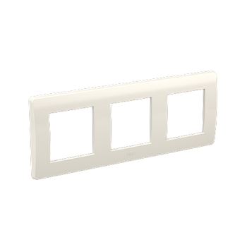 DKC Рамка на 2+2+2 модуля (трехместная), белая, RAL9010