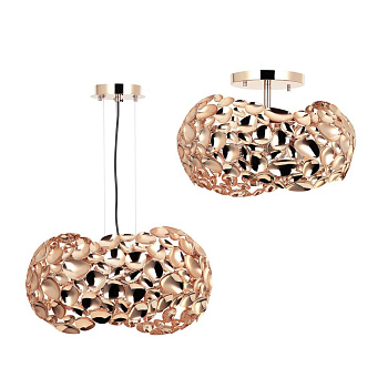 Favourite Светильник потолочный 2в1, D470xH250/1450, 3xE27CFL/25W 2013-3PC