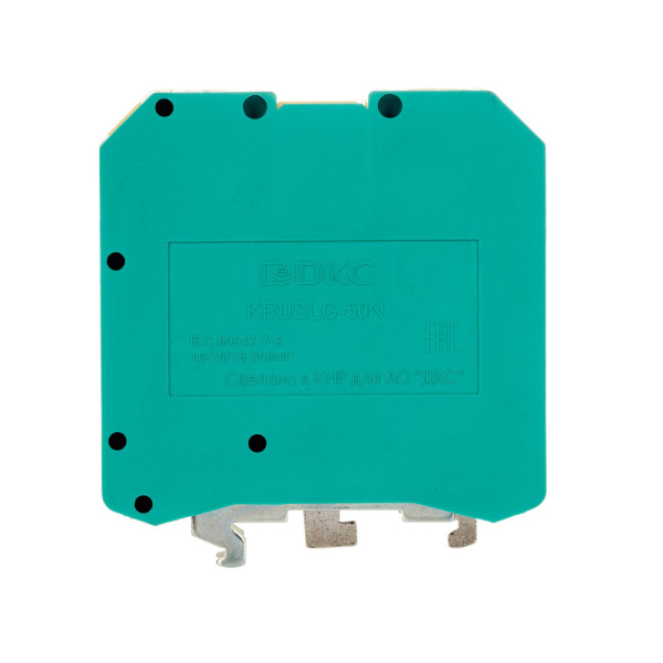 Купить DKC Nuputuk Клемма заземления, винтовой зажим, 2 точки подключения, 50 кв.мм