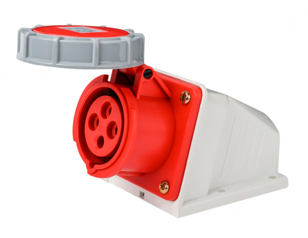 Dekraft Розетка стац. 3Р+РЕ 16А 380В IP67 РС-103