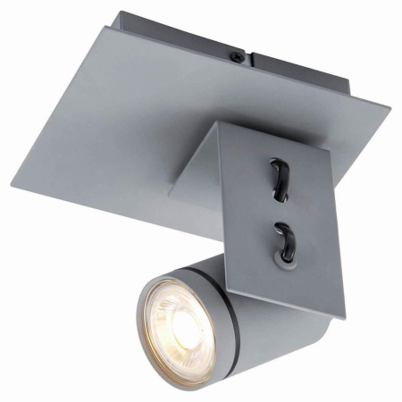 Lussole LOFT Металл Серый /  Металл Светильник настенно-потолочный GU10 5,5W GRLSP-8022