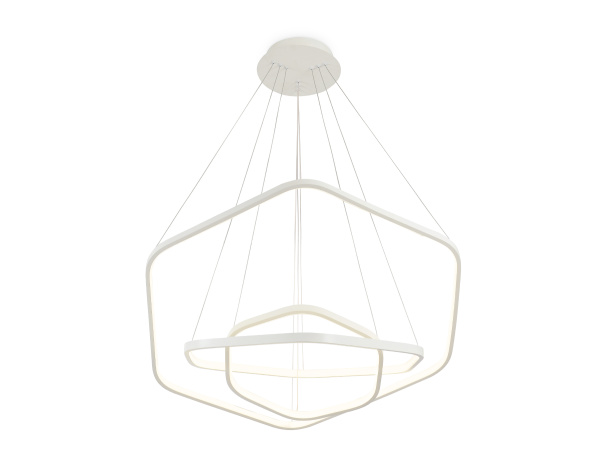 Купить Ambrella Подвесной светодиодный светильник FL365/3 WH белый 88W 4200K D400/600/800*1200 (без ПДУ)