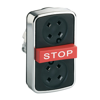 SE XB4 Головка кнопки тройная без вставок ZB4BA791