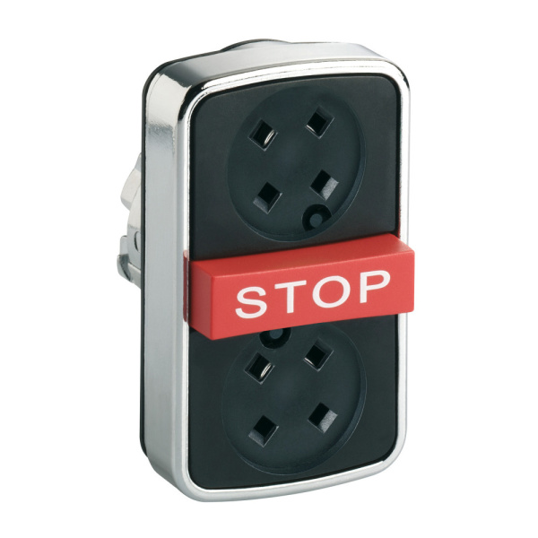 SE XB4 Головка кнопки тройная без вставок ZB4BA791